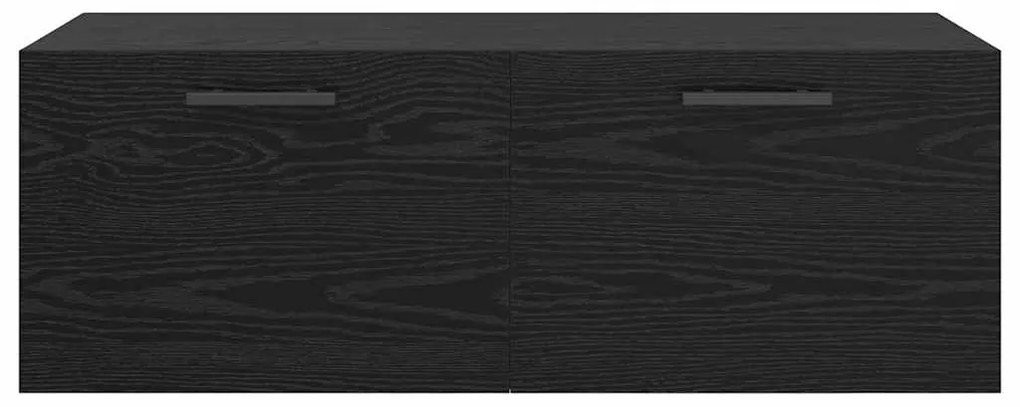 vidaXL Ντουλάπα Τοίχου Επιτοίχιο Μαύρη δρυς 100 x 36.5 x 35 cm
