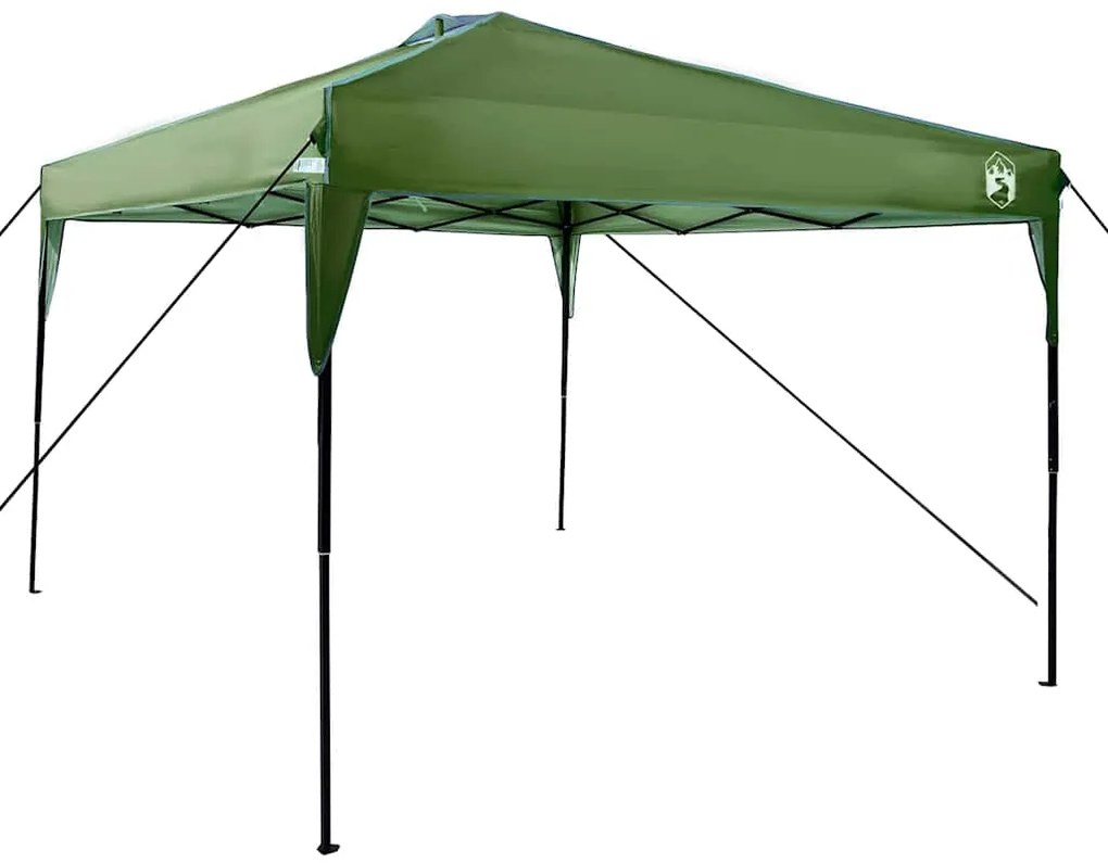 vidaXL Σκηνή Canopy Pop-up Πράσινο 300 x 300 cm ύφασμα