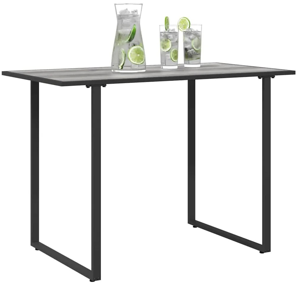 vidaXL Τραπέζι Κήπου Γκρι 100 x 55 x 70 εκ. Χάλυβας και DPC