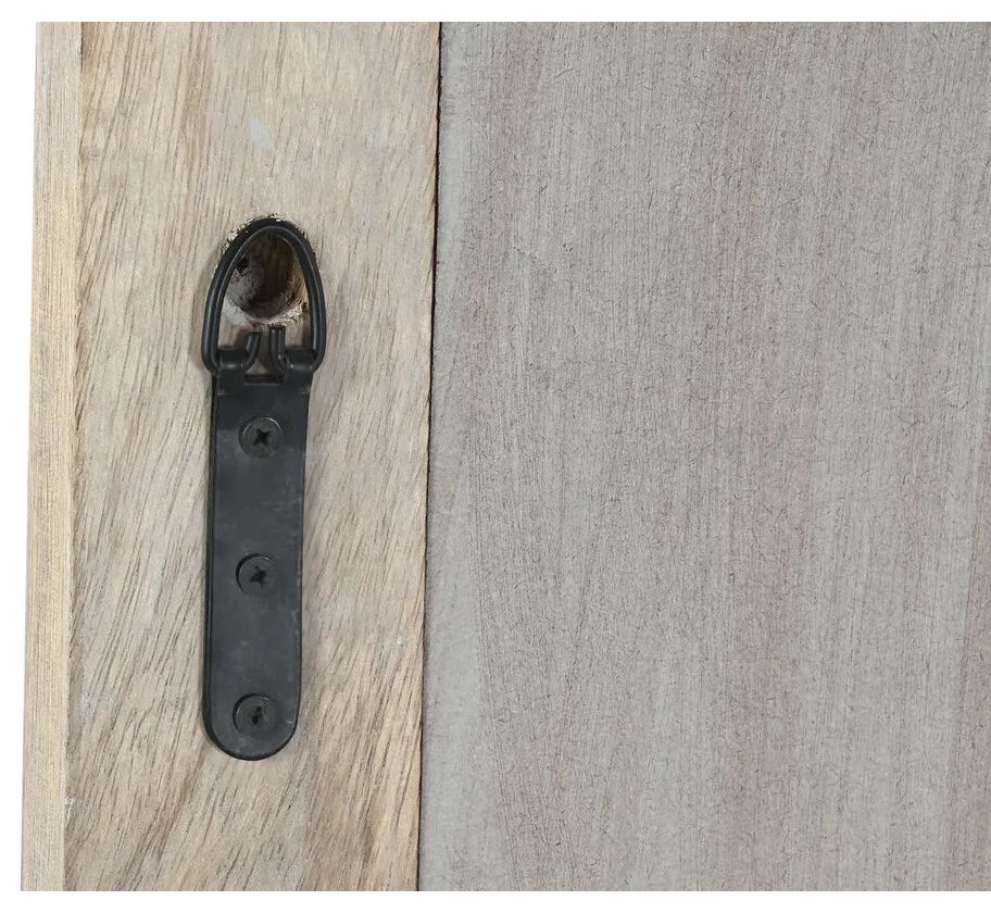 Τοίχο καθρέφτη DKD Home Decor 44 x 3 x 150 cm Κρυστάλλινο Καφέ Λευκό Ξύλο από Μάνγκο Ινδός Ξύλο MDF Μαρινάτος