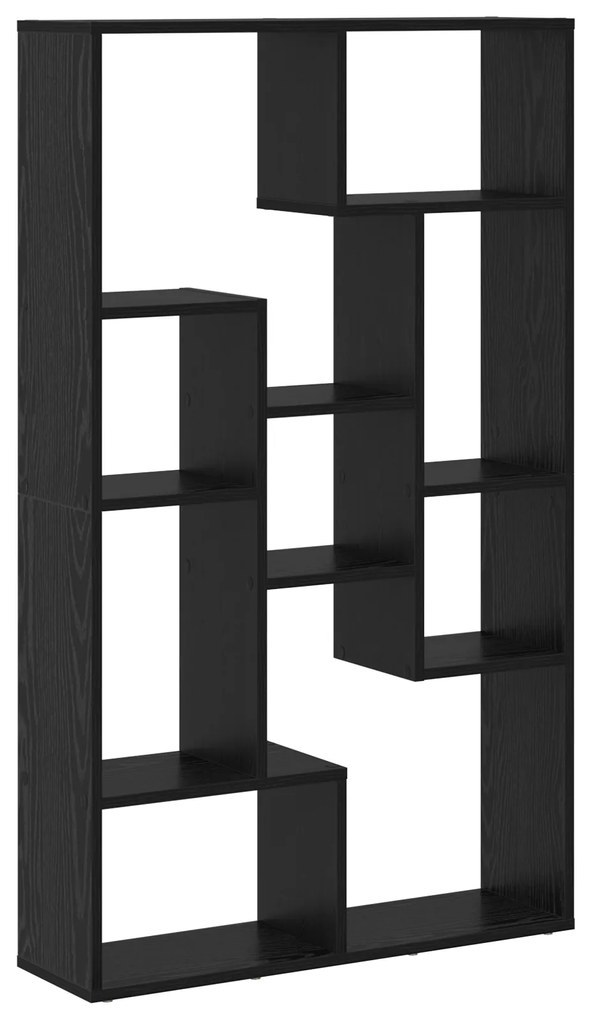 vidaXL Ράφι Μαύρης Βελανιδιάς 72x20x120 εκ. Επεξεργασμένο Ξύλο