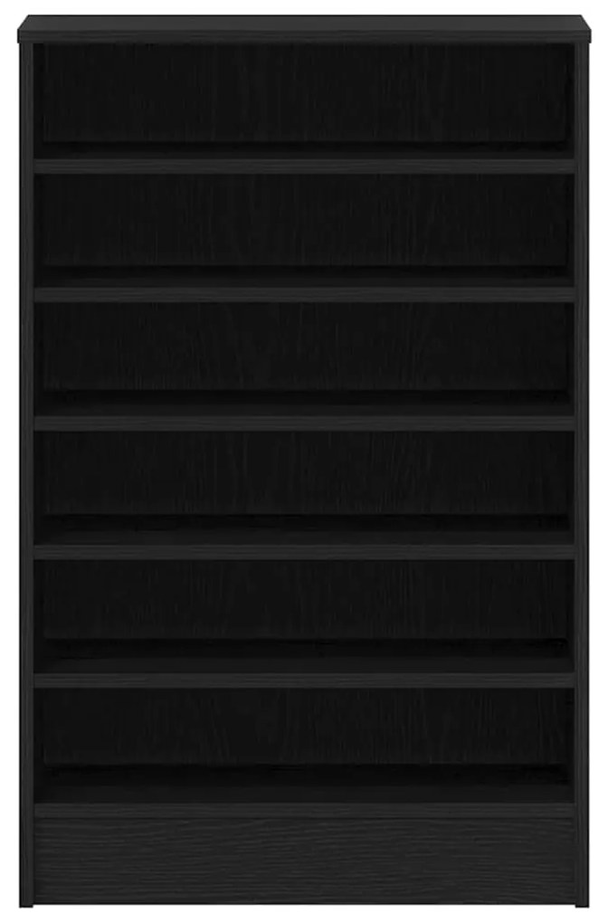 vidaXL Ντουλάπα Παπουτσιών Μαύρο Δρύς 60x35x92 εκ Επεξεργασμένο Ξύλο