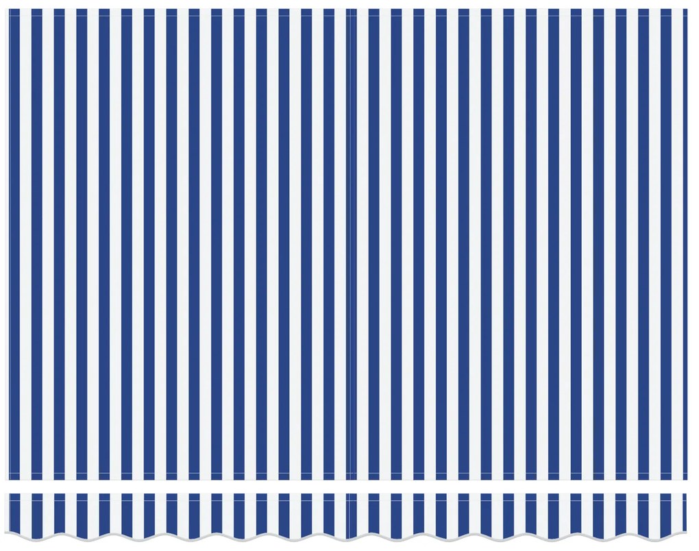 vidaXL Σκηνίτσα Αναδιπλούμενη with Μπλε και λευκό 3.5 x 2.5 m