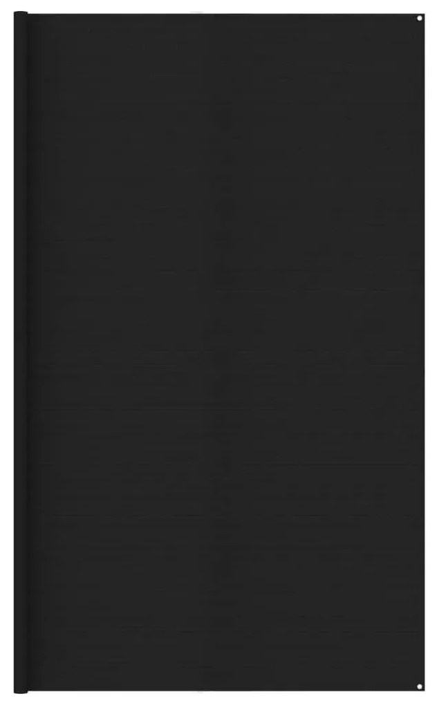 Χαλί Σκηνής Μαύρο 400 x 400 εκ. HDPE