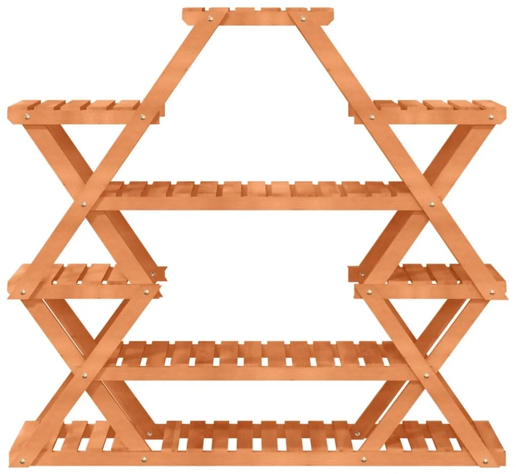 vidaXL Βάση Λουλουδιών 110x25x105 εκ. από Μασίφ Ξύλο Ελάτης