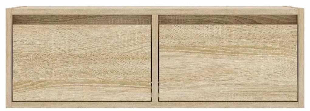 ντουλάπι τηλεόρασης vidaXL με φώτα LED Sonoma Oak 75x35,5x25 cm