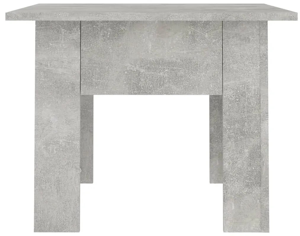 vidaXL Τραπεζάκι Σαλονιού Γκρι Σκυροδέματος 55x55x42 εκ. Μοριοσανίδα