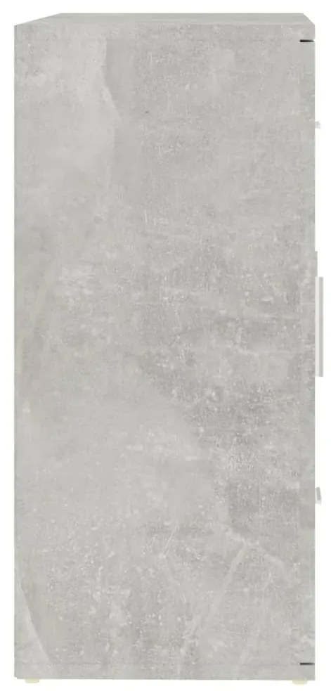 vidaXL Ντουλάπι Γκρι Σκυροδέματος 91x29,5x65 εκ. Επεξεργασμένο Ξύλο