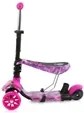 Παιδικό πατίνι Draxter Plus Scooter με κάθισμα και χειρολαβή γονέα Pink 10390140021 Lorelli