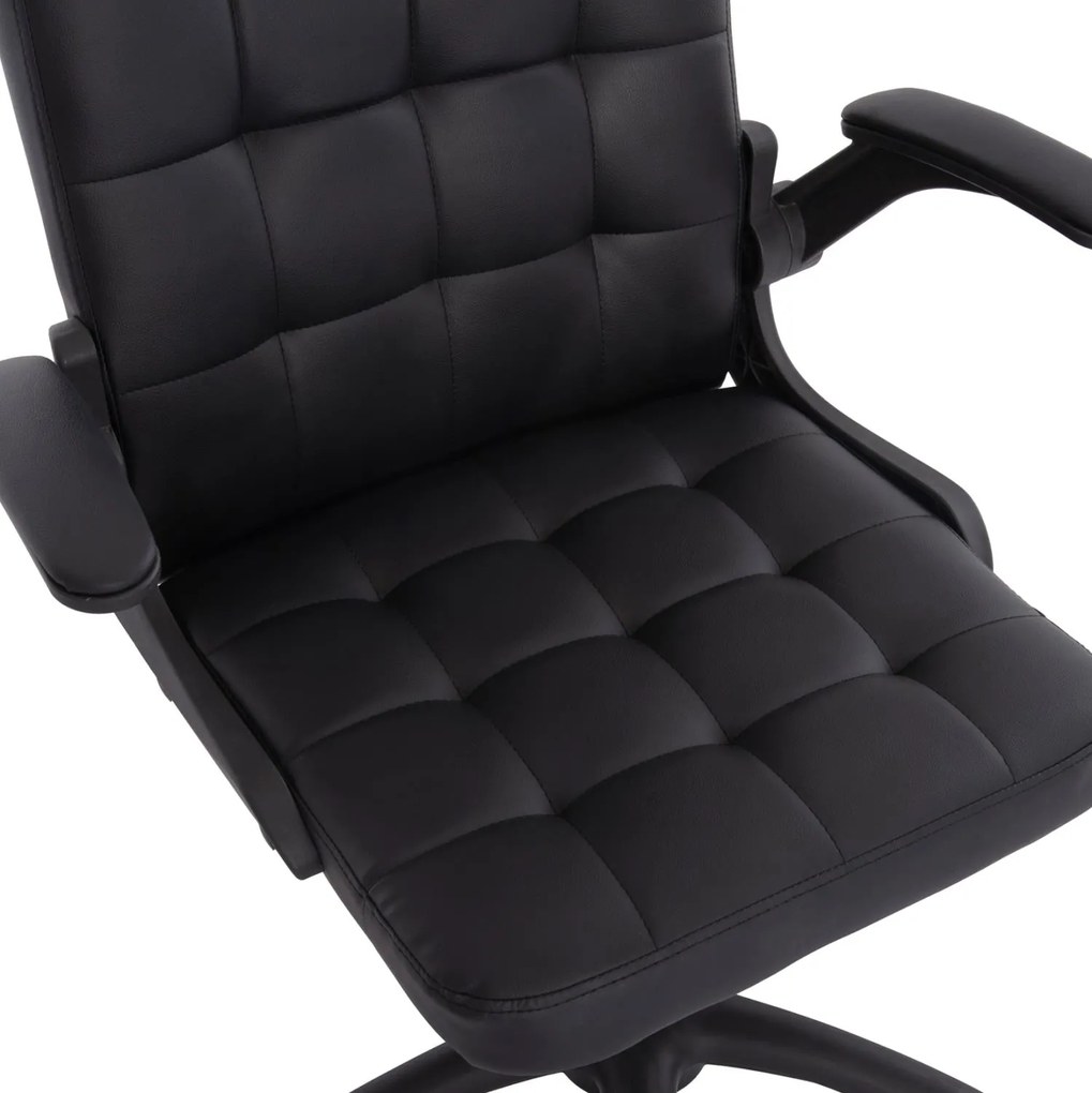 ΚΑΡΕΚΛΑ ΓΡΑΦΕΙΟΥ PORTIMA  ΜΑΥΡΟ PVC-NYLON ΣΚΕΛΕΤΟΣ &amp; ΒΑΣΗ 69x53x98Υεκ.