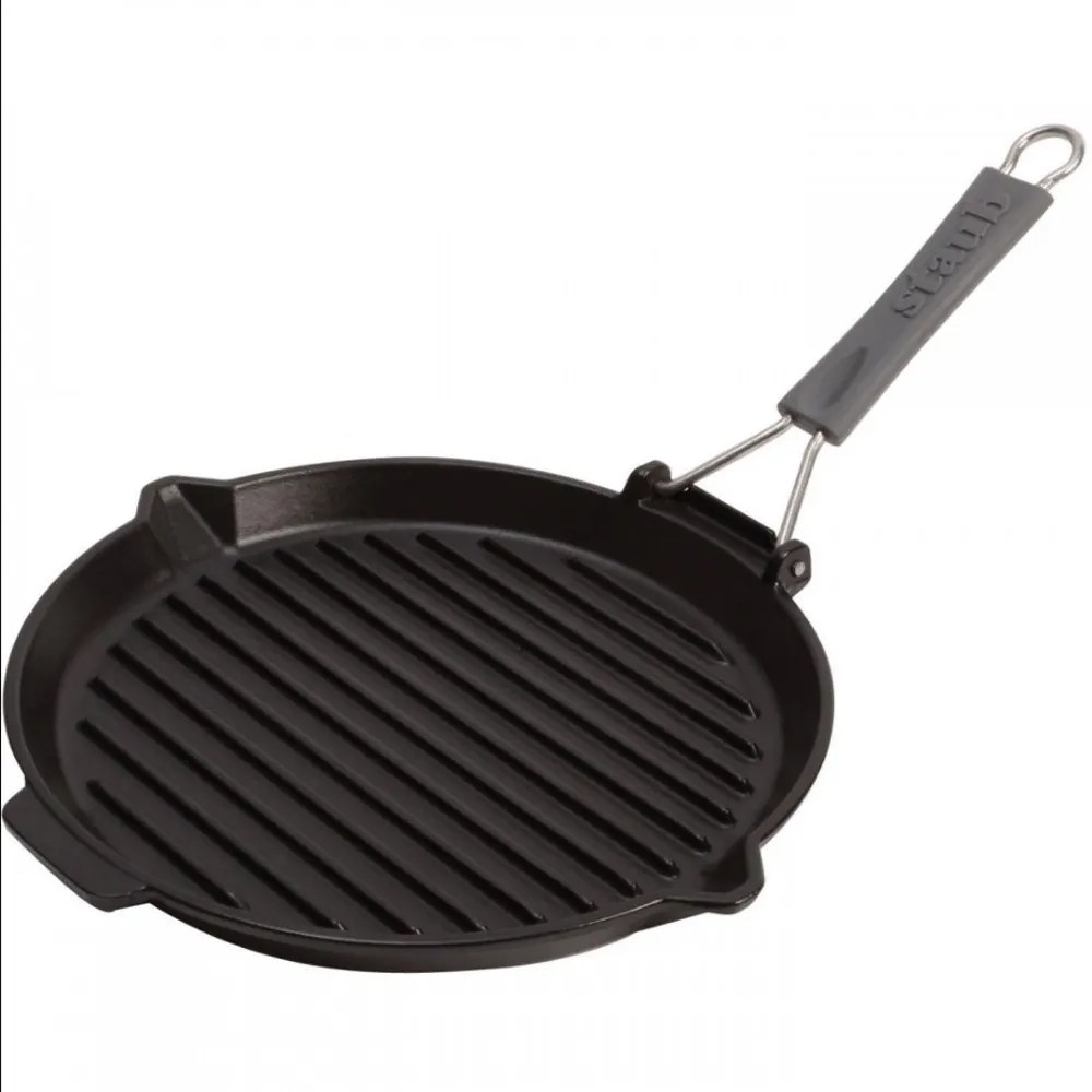 Γκριλιέρα Στρογγυλή Grill Symphony 40509-426 27cm Black Staub 27cm Μαντέμι