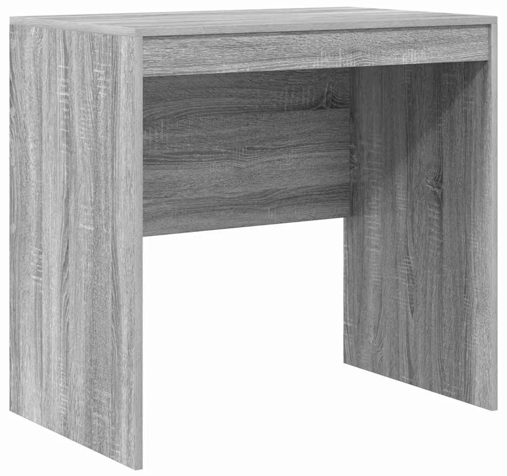 vidaXL Γραφείο Γκρι sonoma 80 x 50 x 76 εκ. Επεξεργασμένο ξύλο