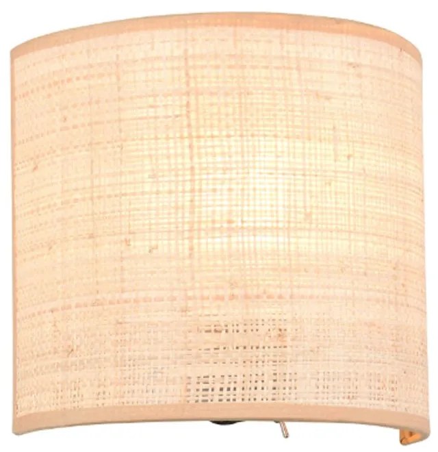 Φωτιστικό Τοίχου Aimee R21851736 E27 10W 23x20,5cm Natural RL Lighting