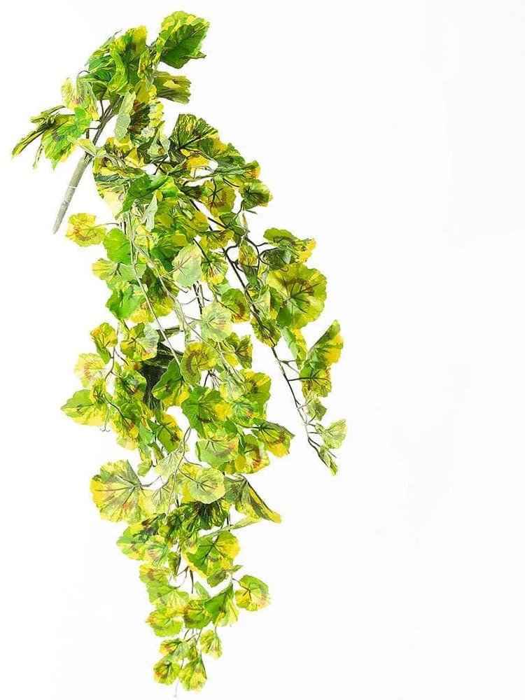 Τεχνητό Κρεμαστό Γεράνι 9651-7 90cm Green Supergreens Πολυαιθυλένιο