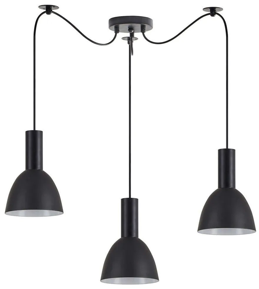 Φωτιστικό Οροφής Adept Tube 77-8549 40x40x300cm 3xE27 60W Black Homelighting