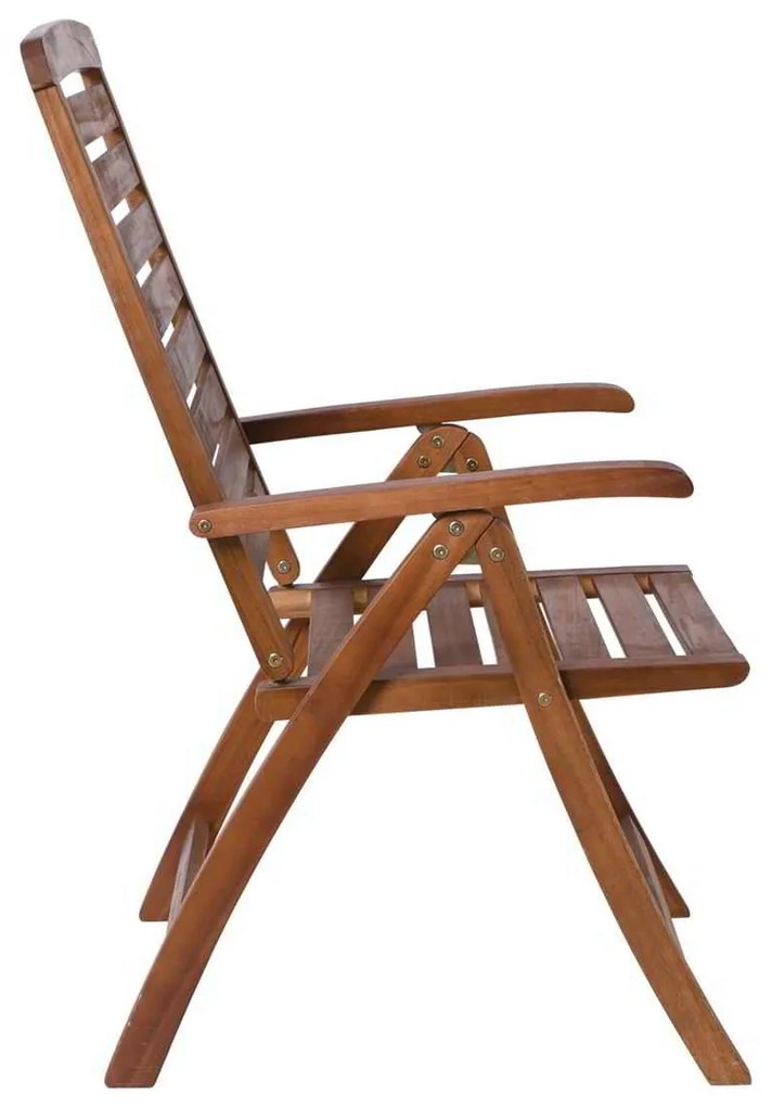 Πολυθρόνα GARDEN 5-Θ Πτυσ/νη Acacia High 58x70x105cm
