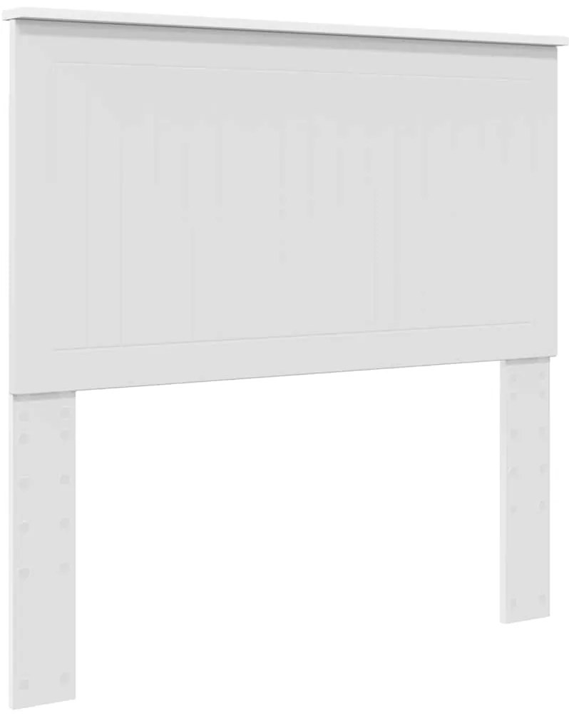 vidaXL Κεφαλάρι με κεφαλάρι Λευκό 100 cm Επεξεργασμένο ξύλο