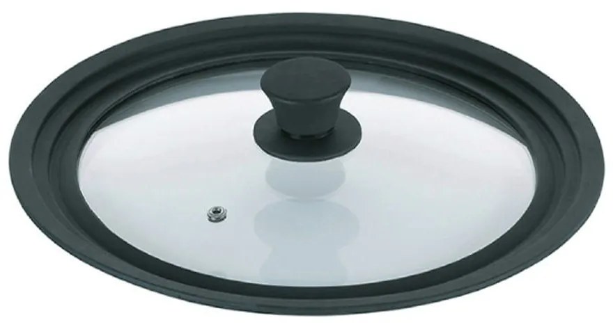 Καπάκι Για Μαγειρικά Σκεύη Concetta 11442 Φ28/30/32cm Clear-Anthracite Kela Glass,Silicon