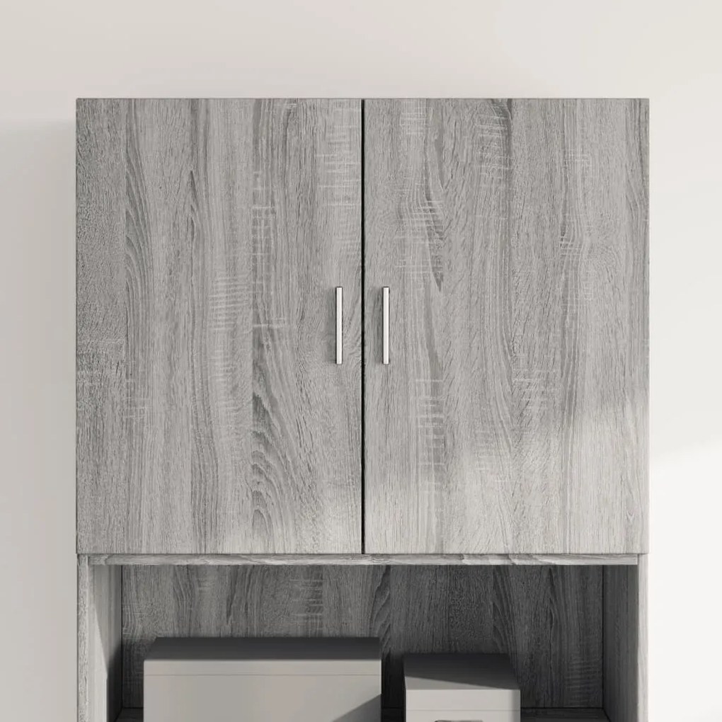 vidaXL Ντουλάπι Τοίχου Γκρι Sonoma 80x42,5x64 εκ. Επεξεργασμένο Ξύλο