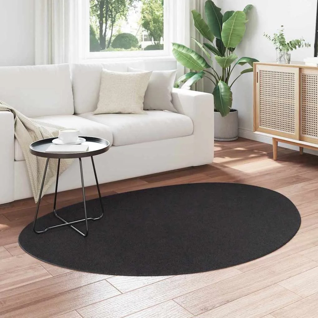 vidaXL Χαλί Μαύρο 120 x 170 cm Πολυεστέρας
