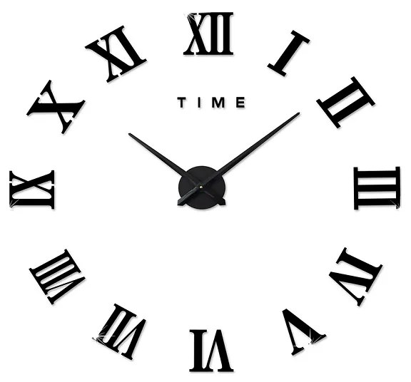 ΔΙΑΚΟΣΜΗΤΙΚΟ 3D ΡΟΛΟΙ ΤΟΙΧΟΥ Do It Yourself ΜΑΥΡΟ ZH019-ZH019