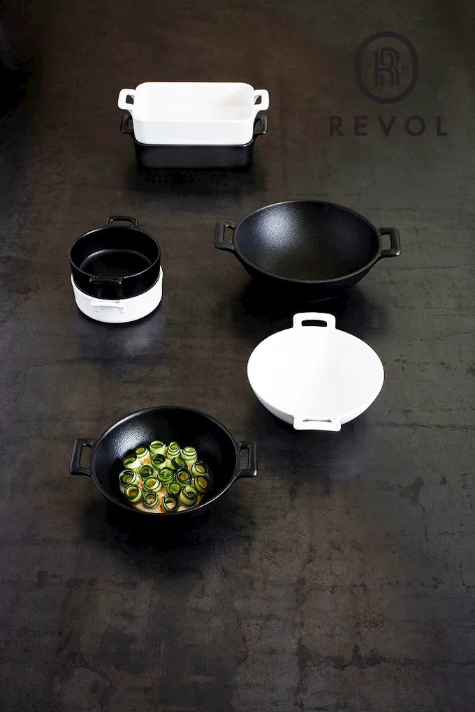 BELLE CUISINE &quot;CAST IRON&quot; INDIVIDUAL WOK 20CM 1L 1000ML ΣΕΤ 4τμχ - Espiel