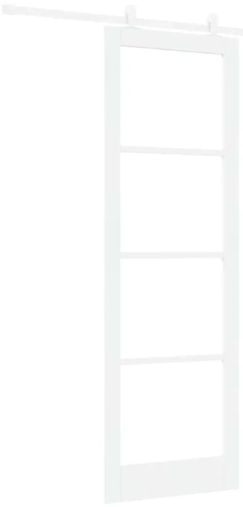 vidaXL Συρόμενη Πόρτα ORKDAL Λευκό 78 x 232 cm Ξύλο και μέταλλο
