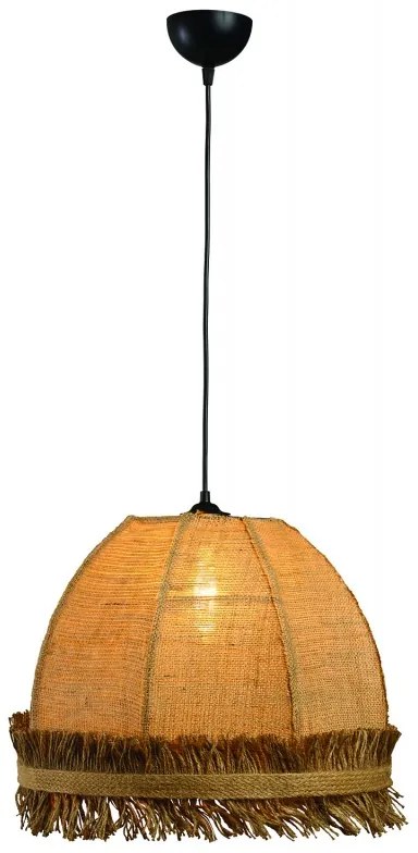 Arkolight Μοντέρνο Φωτιστικό Κρεμαστό Φ40xY120cm Μαύρο-Φυσικό 975-2/40