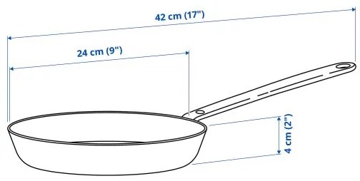 HEMKOMST τηγάνι/αντικολλητική επένδυση, 24 cm 805.800.95