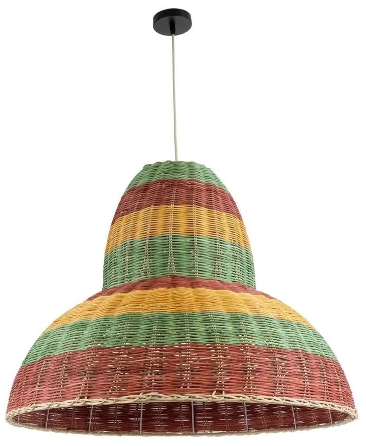 Φωτιστικό Οροφής Κρεμαστό Caballeros 02058 Boho 1xE27 IP20 70x60cm - Multi GloboStar