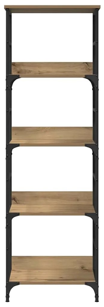 vidaXL Βιβλιοθήκη Τεχνίτης Δρυς 50x33x153 εκ. Επεξεργασμένο Ξύλο