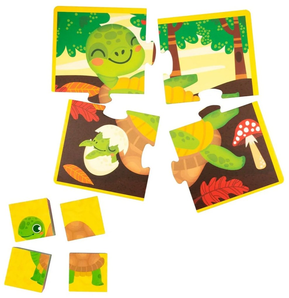 3D Παζλ Lisciani Giochi 22 x 23 x 1 cm Zώα 4 Τεμάχια (x6)