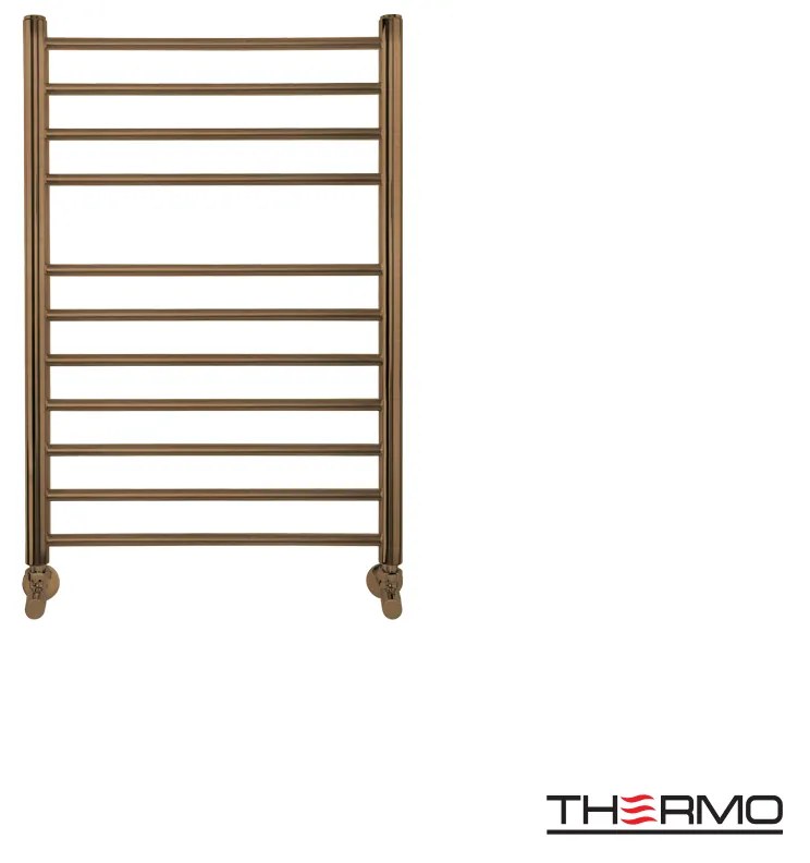 Thermo Bellavia Θερμαινόμενη πετσετοκρεμάστρα 75x50cm Antique Brass ΔΕΝ ΠΕΡΙΛΑΜΒΑΝΤΟΝΤΑΙ ΔΙΑΚΟΠΤΕΣ &amp; ΑΝΤΙΣΤΑΣΕΙΣ