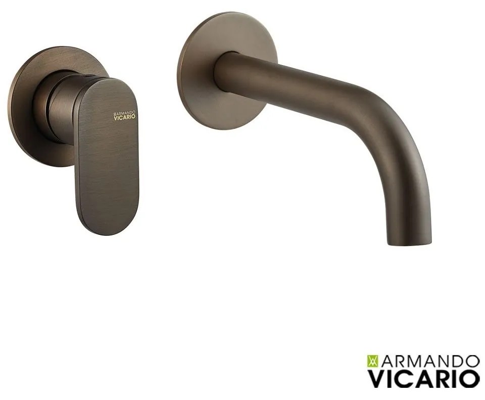 Armando Vicario SLIM Μπαταρία νιπτήρος θερμομικτική Tuscany Brass