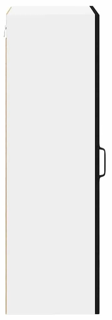 vidaXL Ντουλάπα Κουζίνας Μαύρο 50 x 31 x 100 εκ. Επεξεργασμένο ξύλο