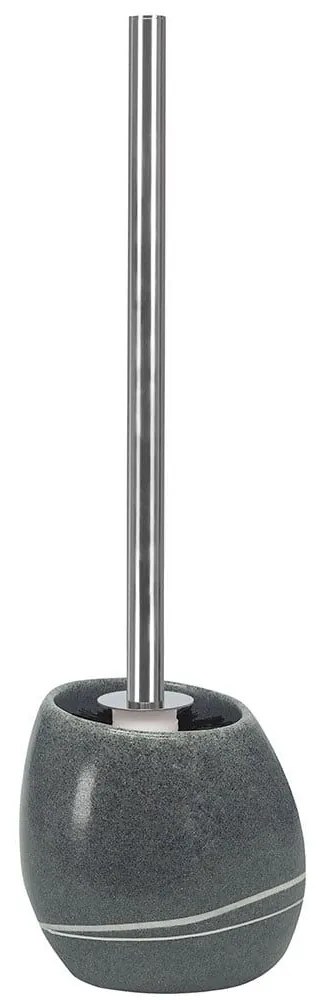 Βουρτσάκι Μπάνιου WC Stones 5080 Dark Grey Kleine Wolke Polyresin