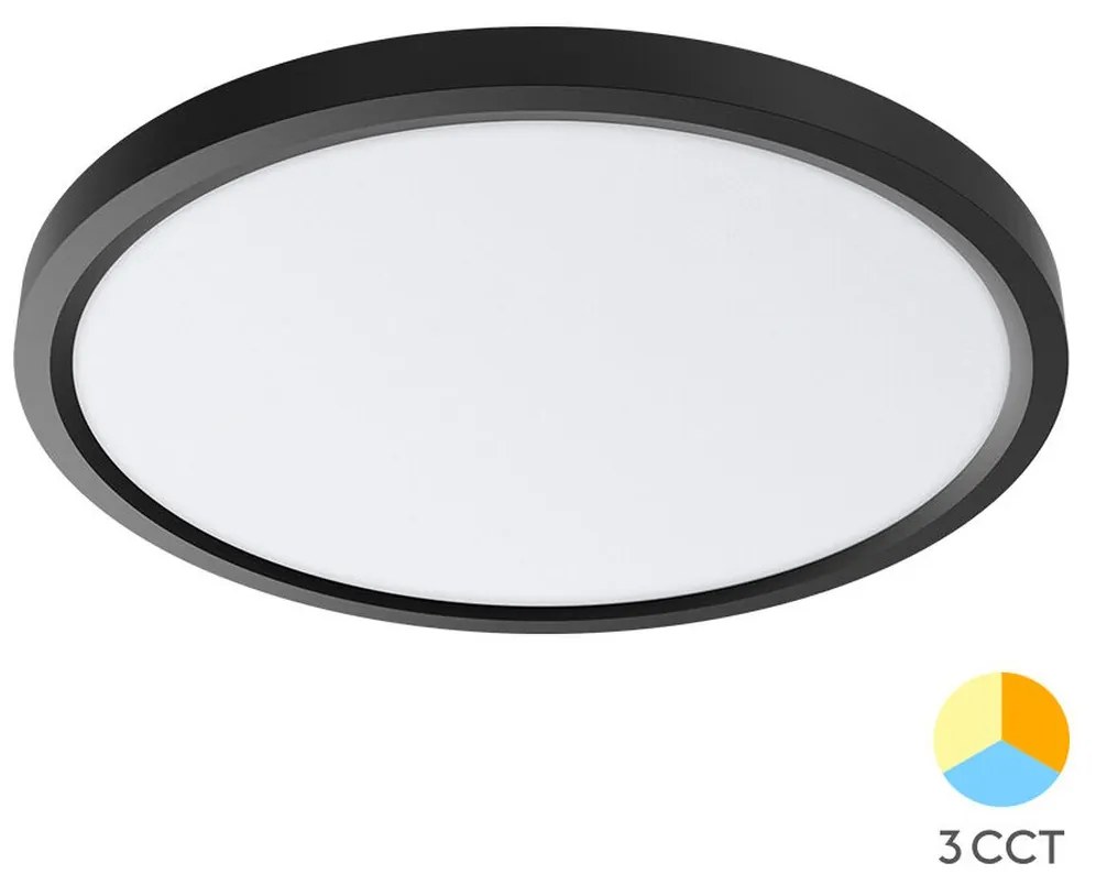 Φωτιστικό Οροφής Braytron BP07-00581 Μαύρο Ματ (Black Mat) CCT3