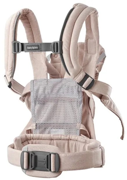 BabyBjorn Μάρσιπος Harmony, Woven, Light Pink melange
