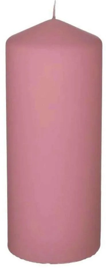 Κερί Παραφίνης 3-80-061-0011 Φ8x20cm Pink Inart Παραφίνη