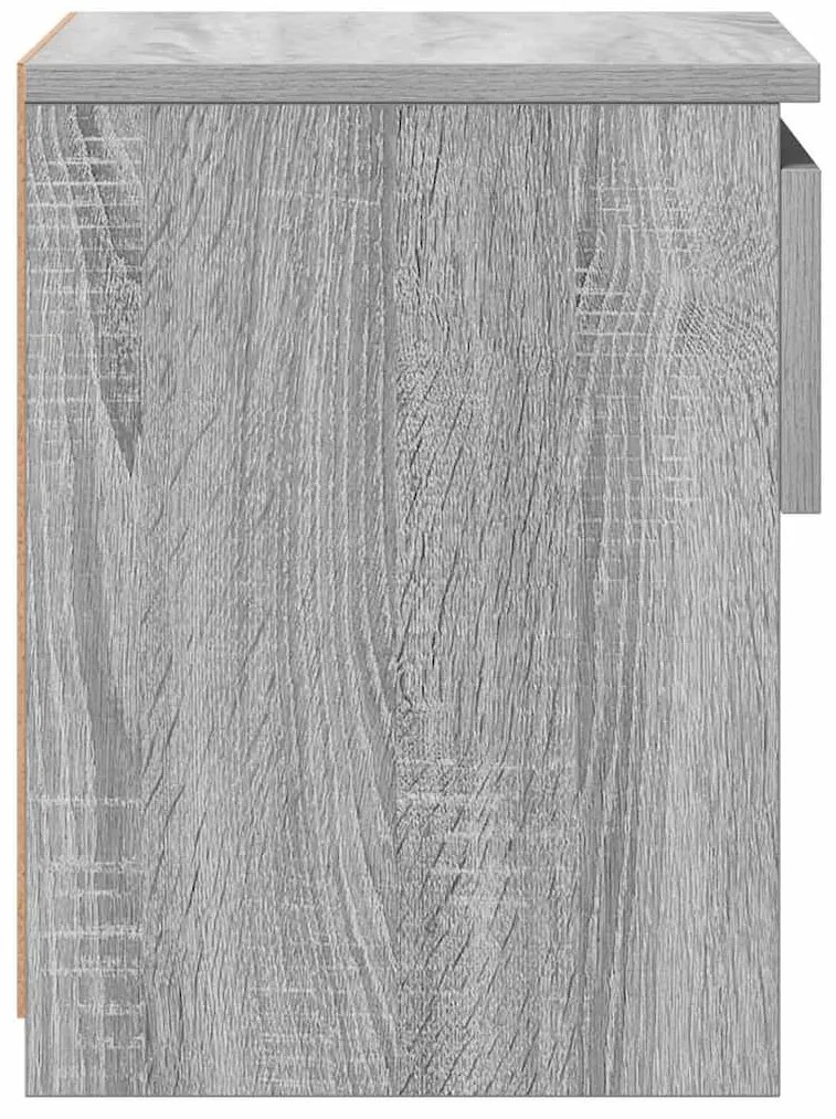 vidaXL Κομοδίνο Γκρι Sonoma 40 x 30 x 39 εκ. από Επεξεργασμένο Ξύλο