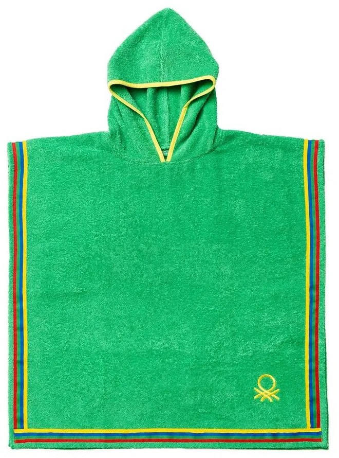 Πόντσο Kids 85X85 Green Benetton