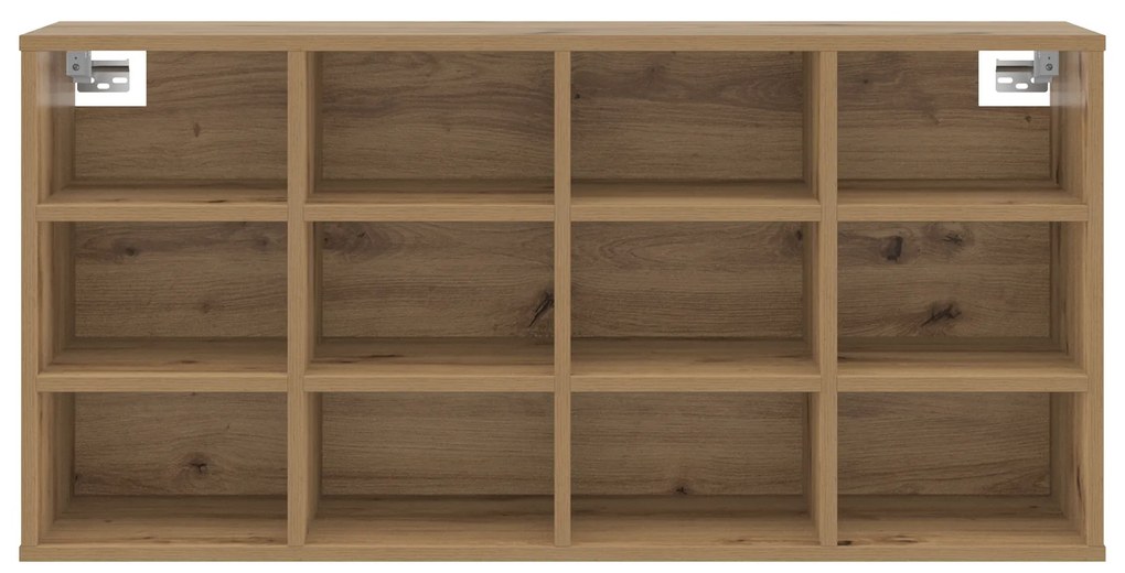vidaXL Ντουλάπα Παπουτσιών με ράφι artisan δρυς 103x30x51 εκ