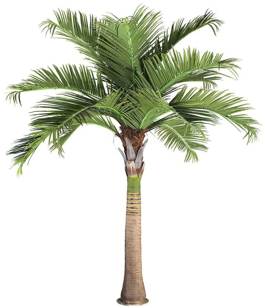 Τεχνητό Δέντρο Coconut Palm Tree 20169 Φ380x400cm Brown-Green Plastic, Fabric