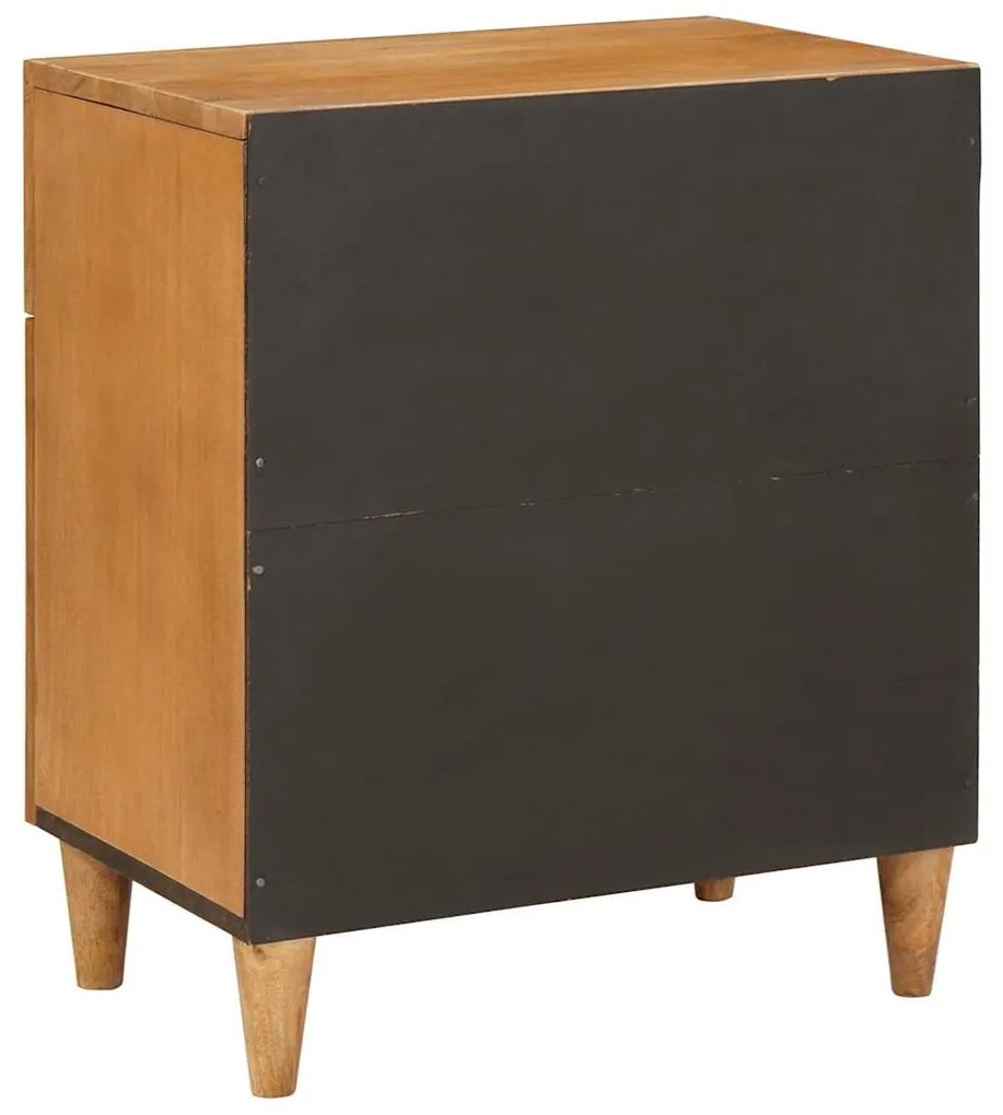 vidaXL Κομοδίνο Ανοιχτό καφέ 50 x 33 x 60 εκ Μασίφ ξύλο ακακίας