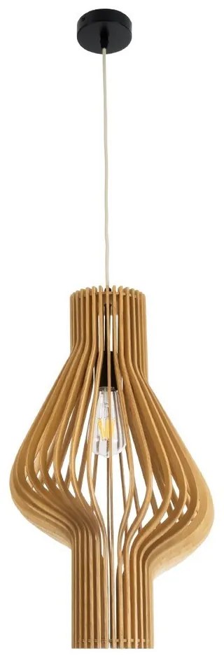 Φωτιστικό Οροφής Κρεμαστό Mihiro 02172 Boho 1xE27 IP20 32x56cm Brown GloboStar