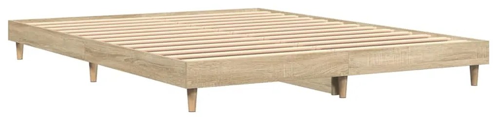 vidaXL Πλαίσιο Κρεβατιού Χωρ. Στρώμα Sonoma Δρυς 140x200εκ. Επ. Ξύλο