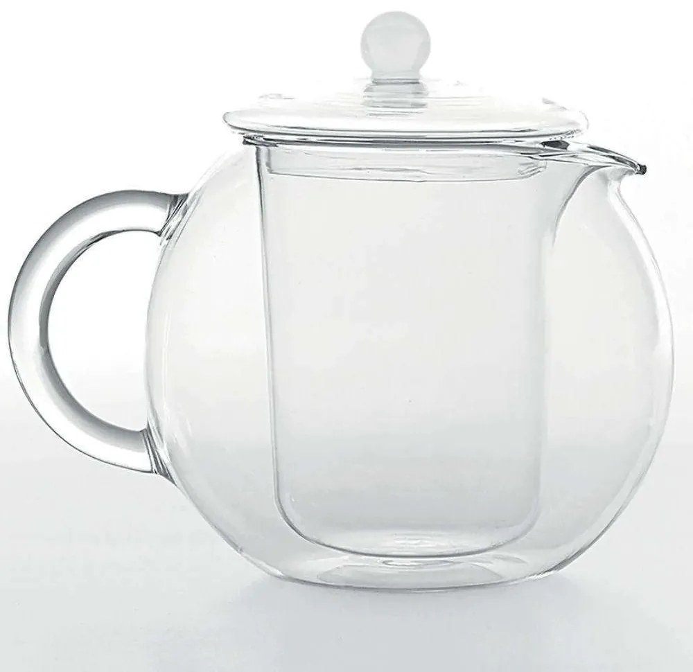 Τσαγιέρα Bilia BA01701 550ml White-Clear Zafferano Glass