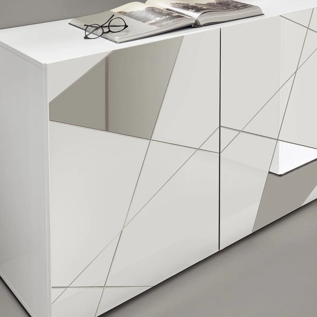 Vito Μπουφές Λευκός 121x42x111