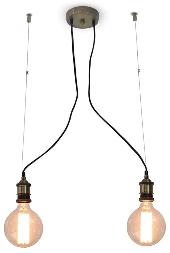 Φωτιστικό Οροφής 77-2167 KS2048P-13-2AB Magnum Bronze Homelighting Metal