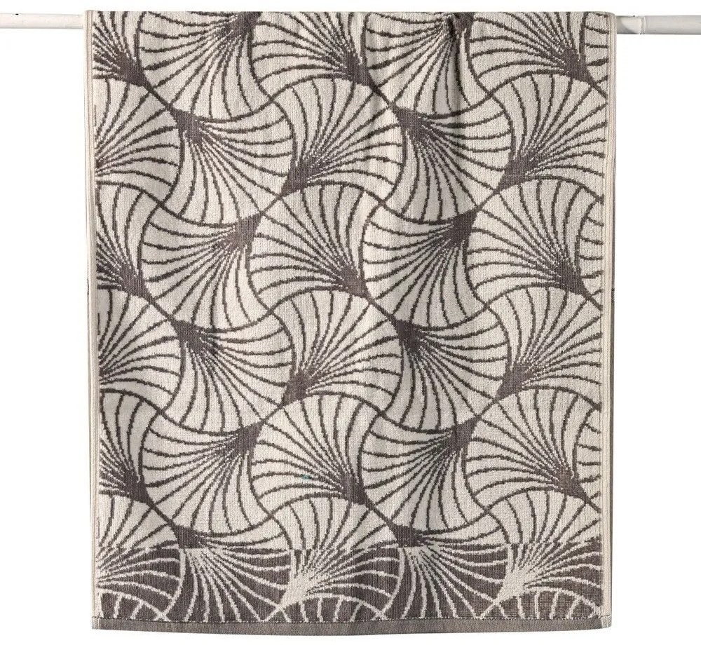 Πετσέτα Daphne 15 Beige -Brown Kentia Χεριών 30x50cm 100% Cotton